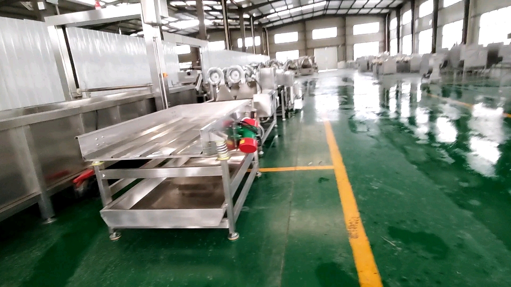 二手新鮮蔬菜清洗風干線 凈菜加工流水線 醬菜風干瀝水流水.