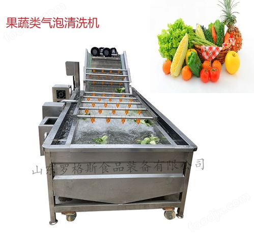 果蔬加工設(shè)備 高壓噴淋氣泡清洗機